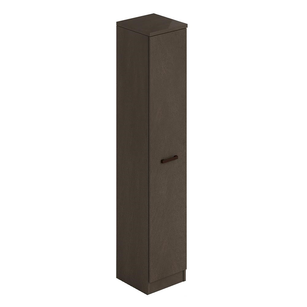 Armoire À Chaussures En Bois Fango, 1 Porte, 6 Étagères, 182x71x38 Cm