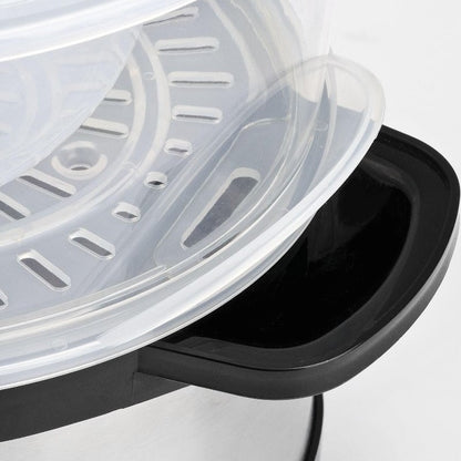 Cuiseur vapeur à trois niveaux Girmi VP26 700/750W en acier inoxydable