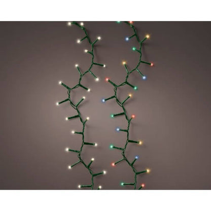 Kaemingk Illuminations de Noël 1000 LED blanc chaud et multicolores, effet scintillant