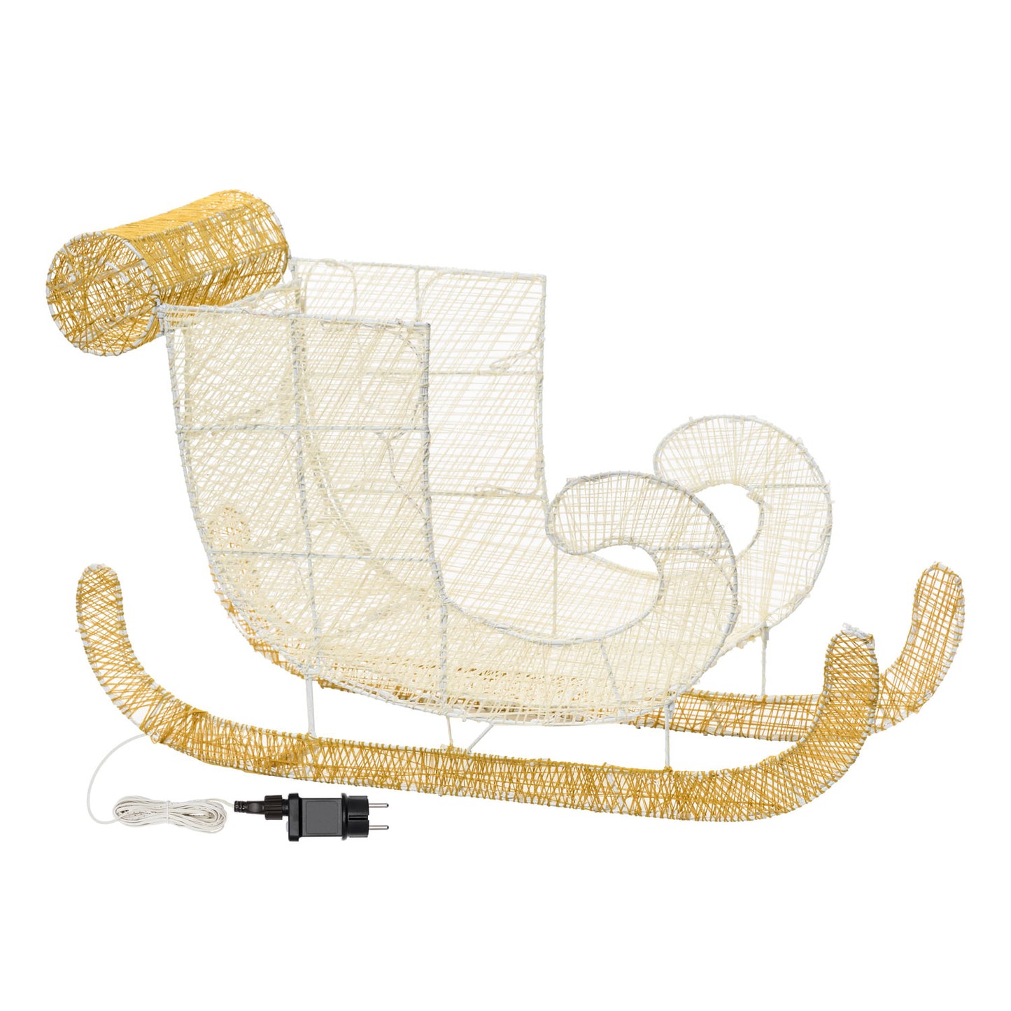 Lumières de Noël Sleigh 3D 77xH54cm 180 LED série LHC