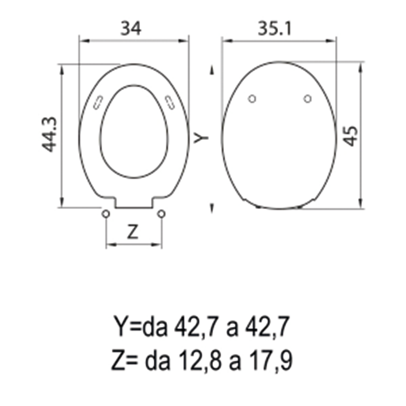 Siège Tango avec zips en nylon