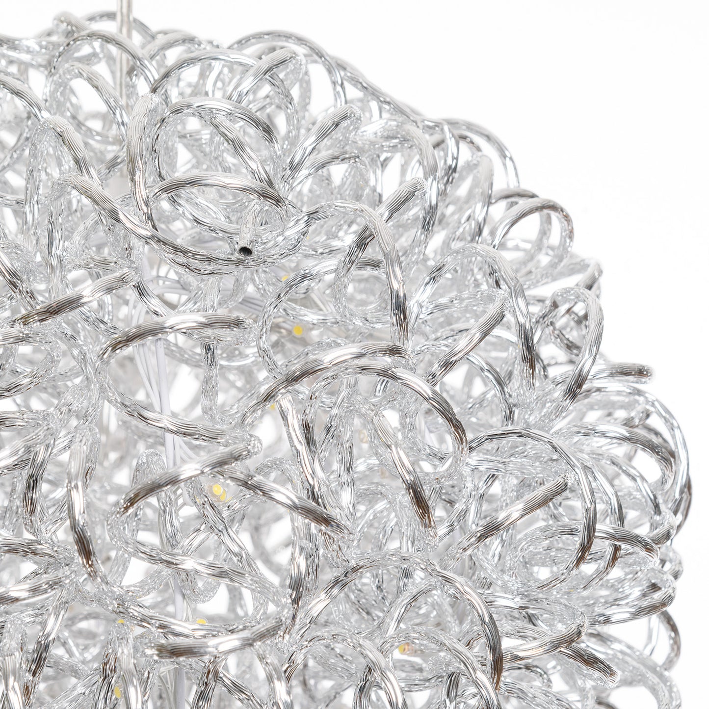 Lumières de Noël ATS Sphère Argentée 100 LED Ø40cm