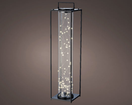 Lanterne solaire en fer stable