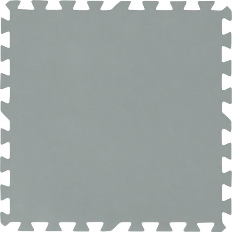 Carreaux de polyéthylène gris pour piscines de sortie - 9 pièces, 50 x 50 cm