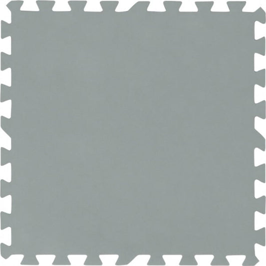 Carreaux de polyéthylène gris pour piscines de sortie - 9 pièces, 50 x 50 cm