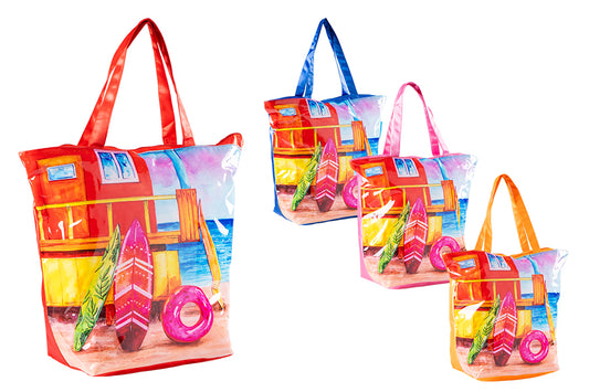 Sac de Plage 54X45X22Cm 4Ass. Plage