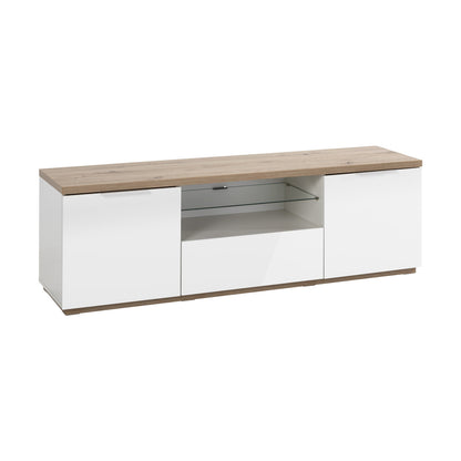 Meuble TV Mundi Avec 2 Portes et 1 Porte à Abattant