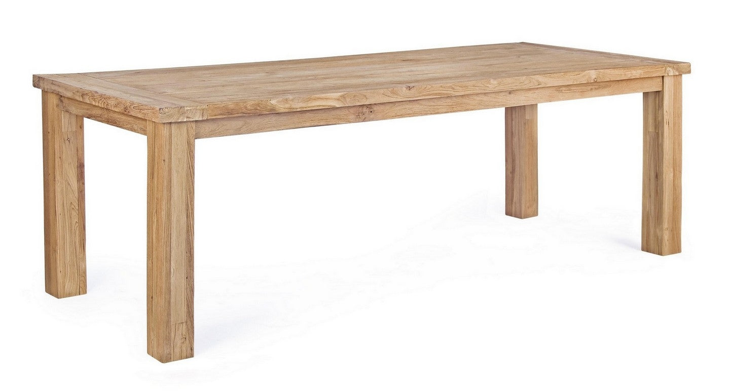 Table de jardin en bois de teck recyclé 240x100 cm