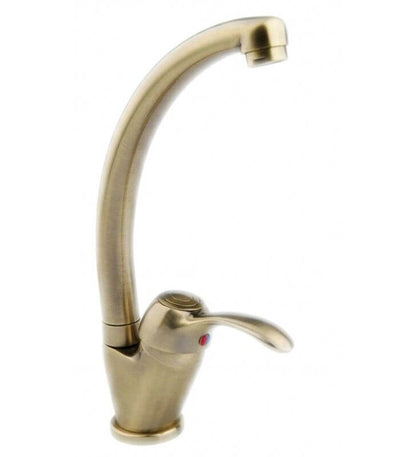 Tap d'évier de bouche haute - Distraits de la série en laiton antique