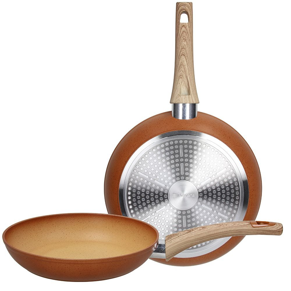 Set di padelle effetto pietra 24x28 cm