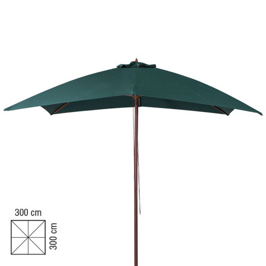 Parasol en bois 3 x 3