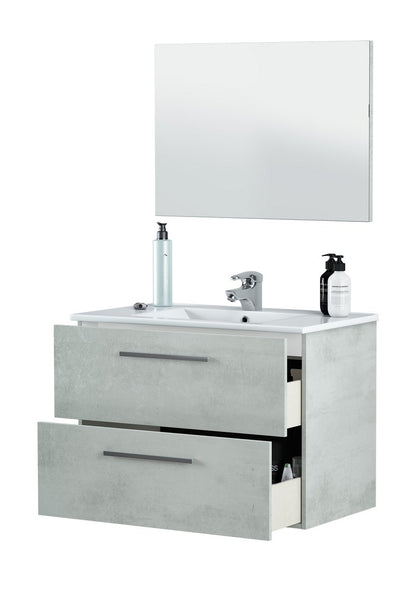 Armoire de salle de bain suspendue Aruba/Arnold (à assembler)