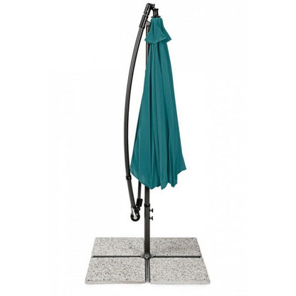 Parasol Octogonal PalmBeach Ø300xH230 cm - Blanc/Anthracite