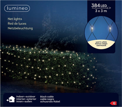 Éclairage réseau LED fixe 300x300cm