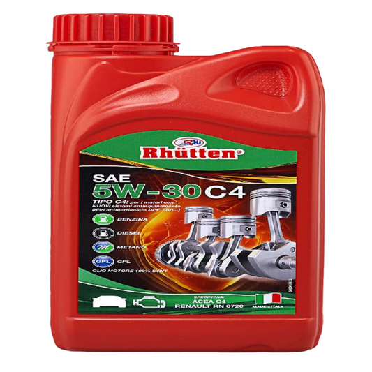 Huile Rhutten 5W-30 C4 1L pour moteurs essence, diesel, méthane, GPL