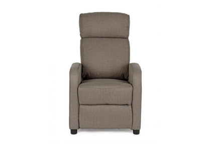 Fauteuil Inclinable Tabac Elodie Text - Dimensions : 67,5a x 90,5/140b x 98h x 45,5h1 x 61,5h2 cm