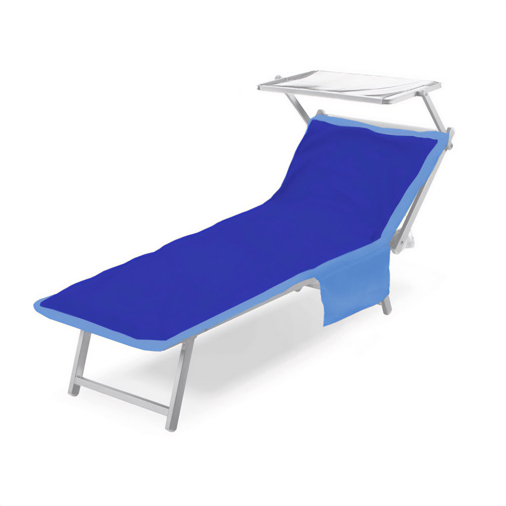 Serviette de plage, transat, coussin Com
