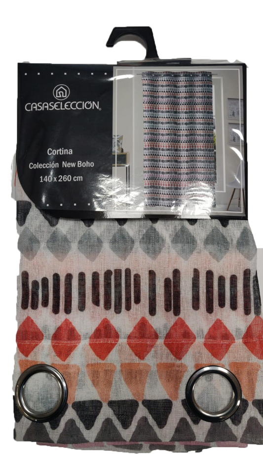 Rideau Boho Rideau 140 x 260 centimètres