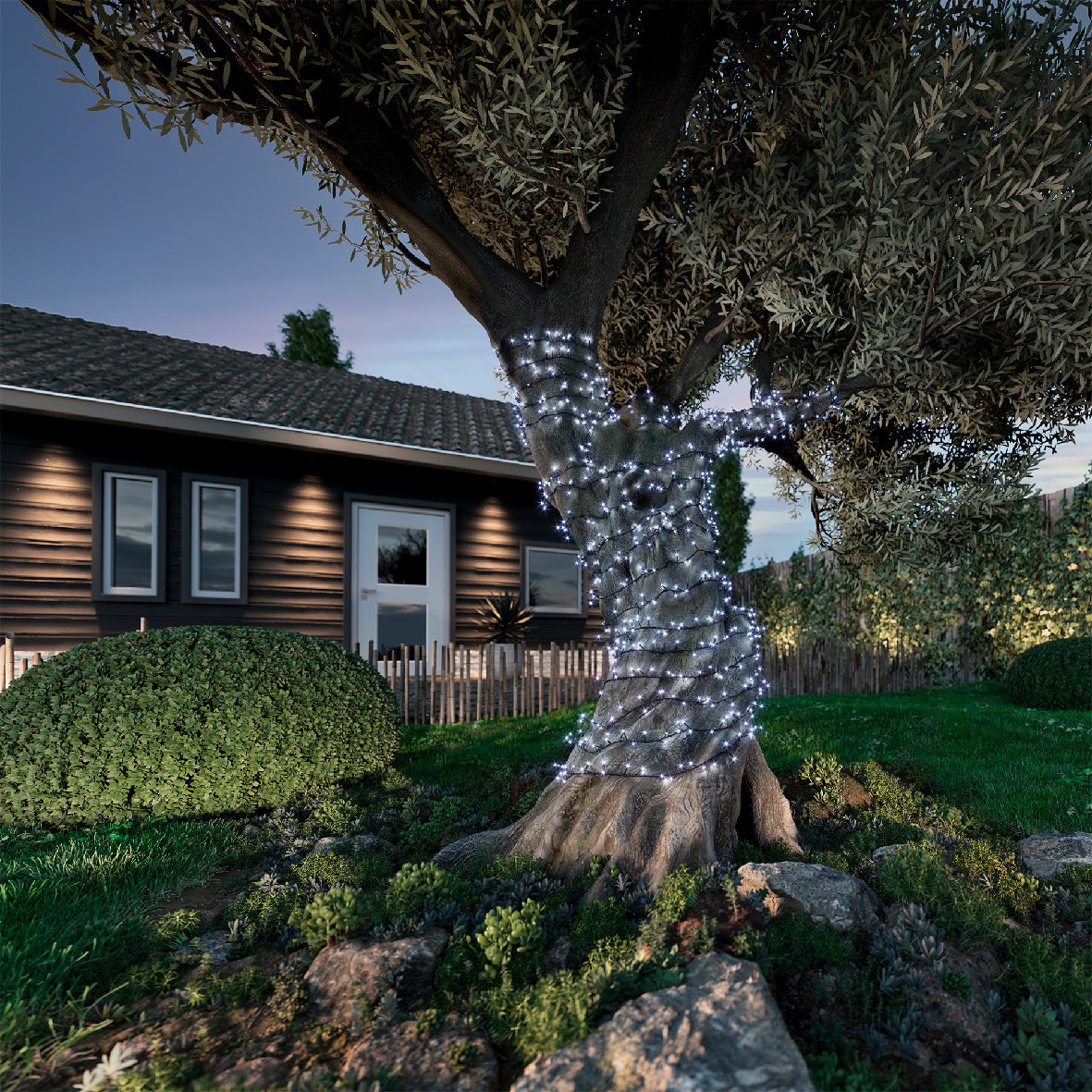 Lampes solaires compactes à effet scintillant L 2250 cm