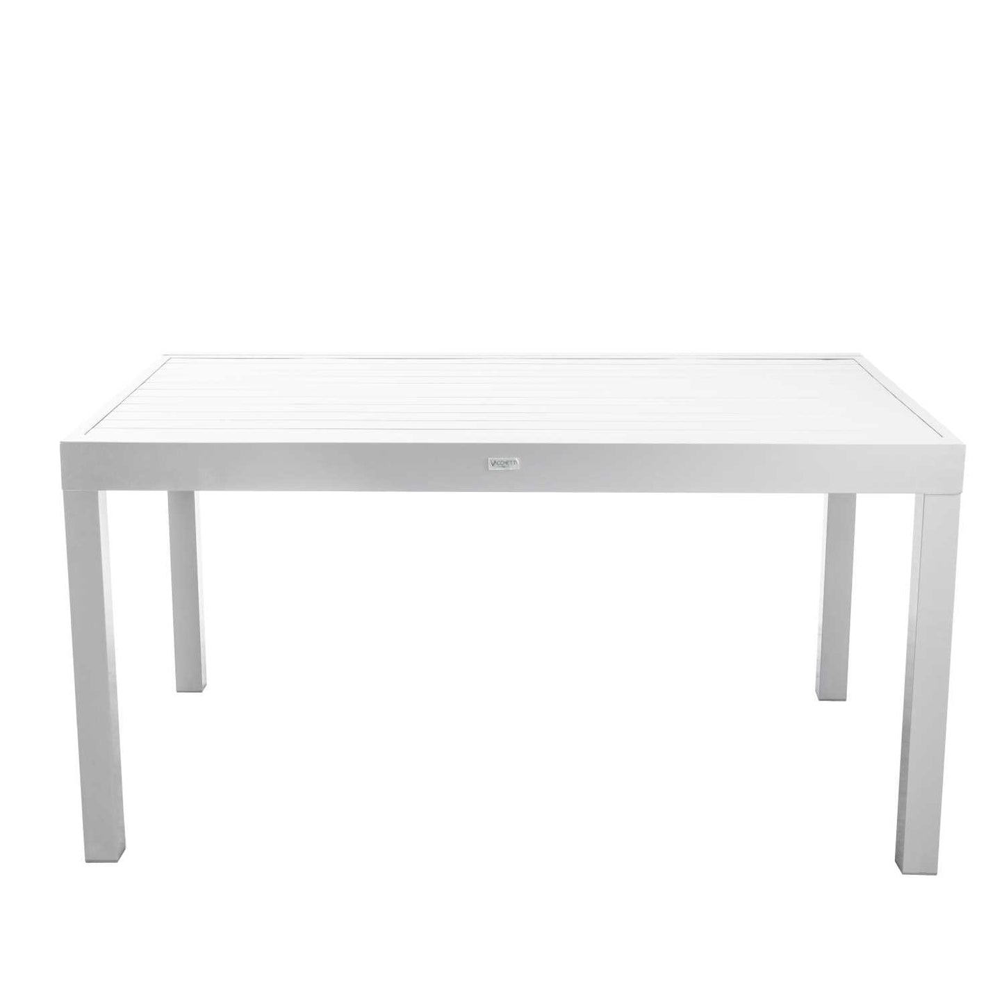 Table extensible Sullivan en aluminium blanc