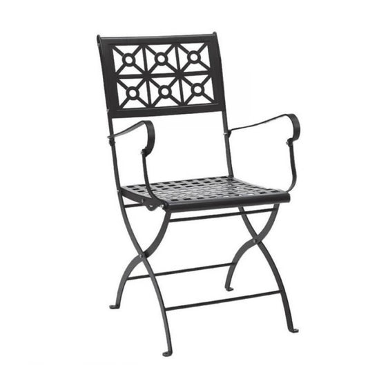 Fauteuil de jardin Isotta anthracite