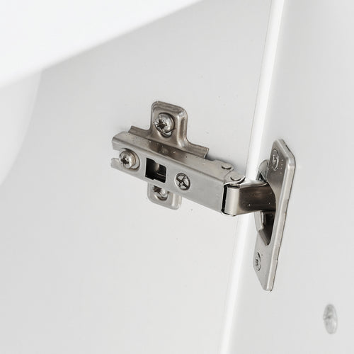 Meuble d'évier en porcelaine blanche modèle Lux