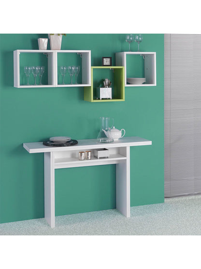 Table Console Extensible Oplà Blanche