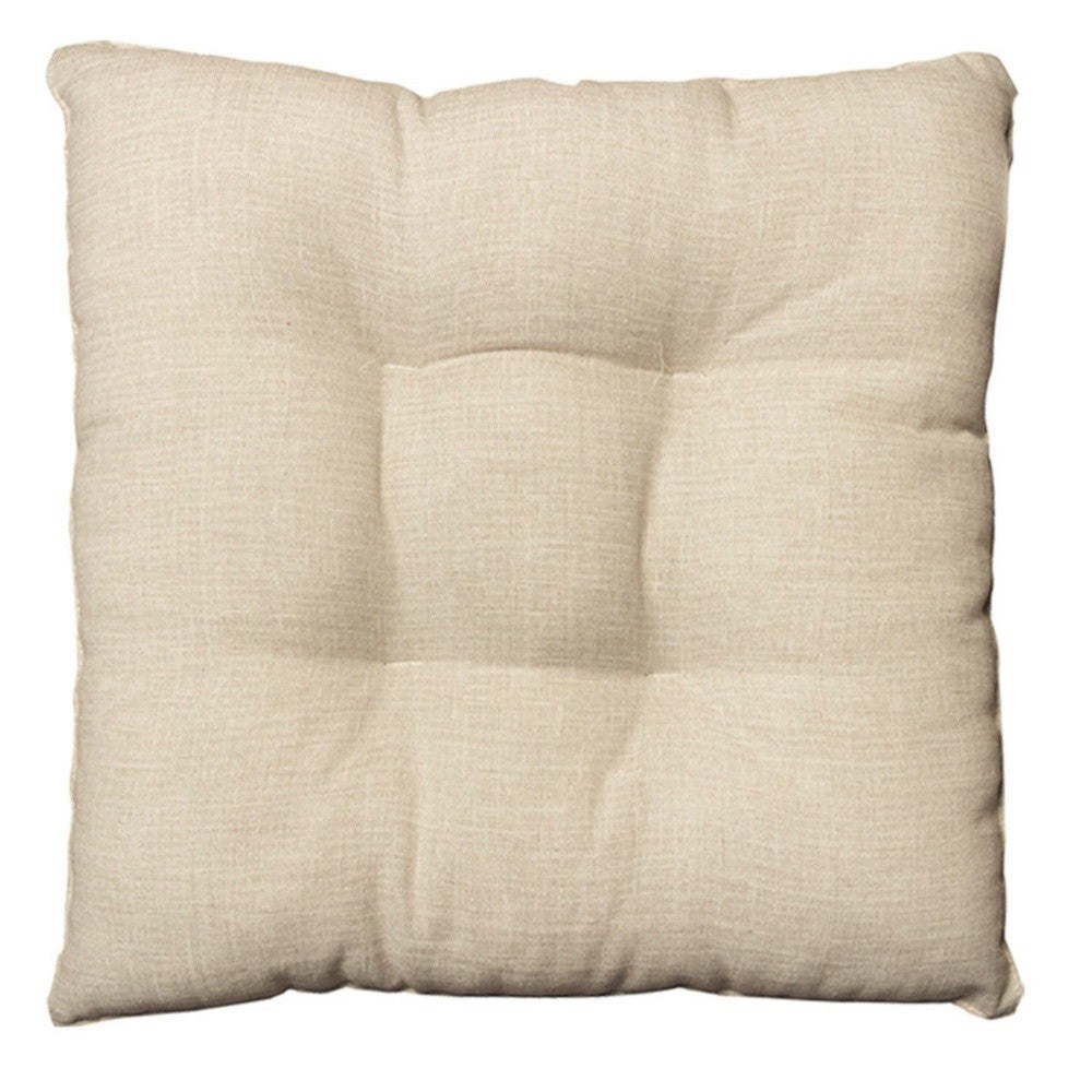 Housse de chaise bordée de fibre beige