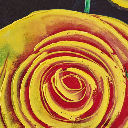 TABLEAU PHOTOPRESSÉ AVEC EFFET PEINTURE 55 X 3 X 100 CM