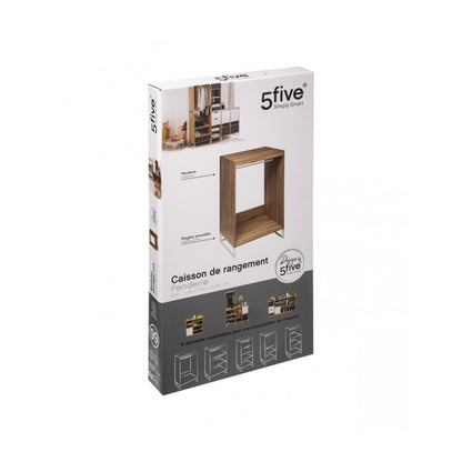 ORSO meuble ouvert en bois naturel 60x50x h105 cm