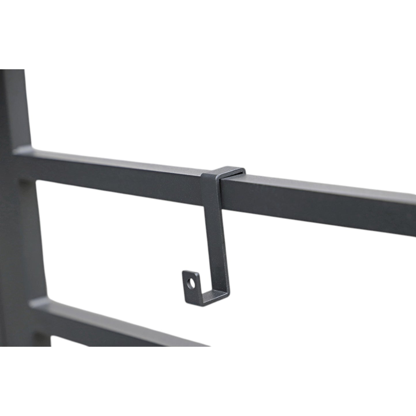 Kit 6 pz di ganci in alluminio verniciato.