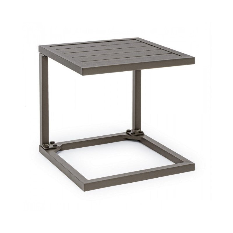 Table basse d'extérieur en aluminium HILDE YK14 40x40x h40 cm
