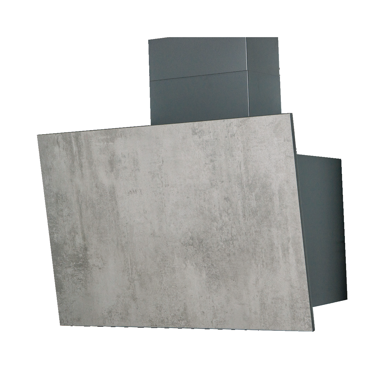 Hotte aspirante ITACA en acier inoxydable argenté 110 cm