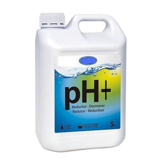 Correcteur de Ph pour piscine liquide PH PIU flacon de 5 litres