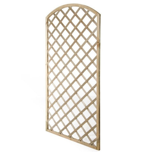 Grille de jardin rectangulaire en bois 90x180 cm Clôture arquée