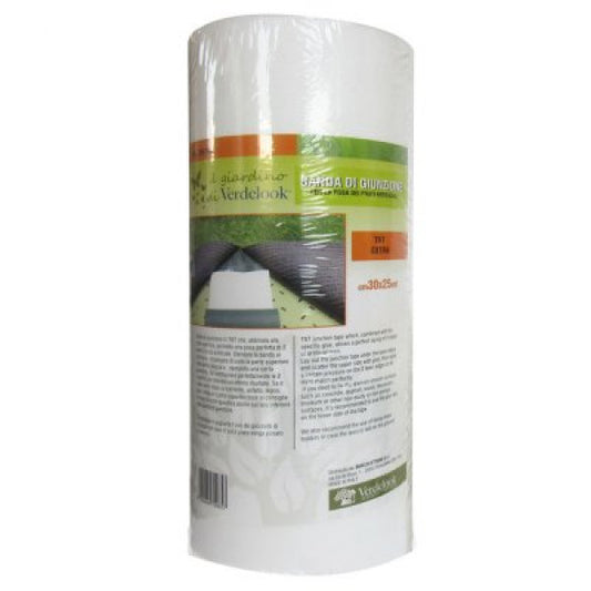 Bande de joint pour joindre 2 bordures de gazon artificiel - Rouleau non tissé extra renforcé, 30cmx25m