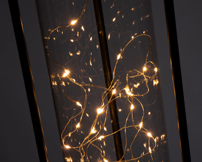 Lanterne solaire en fer stable