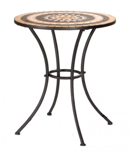 Table ronde en mosaïque design classique D60