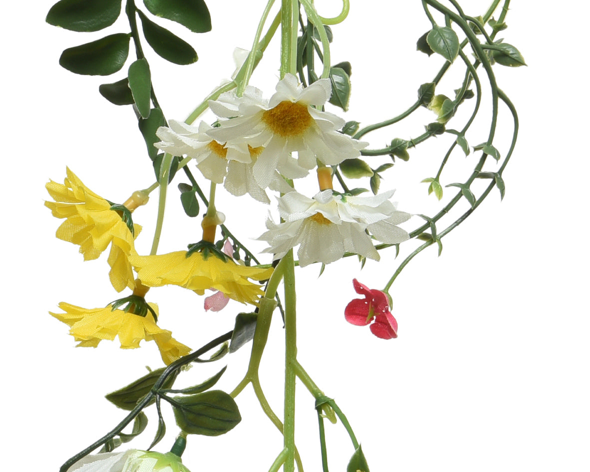 Guirlande en polyester en 2 couleurs assorties