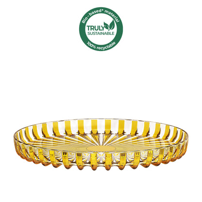 Guzzini Dolcevita plateau rond ambre