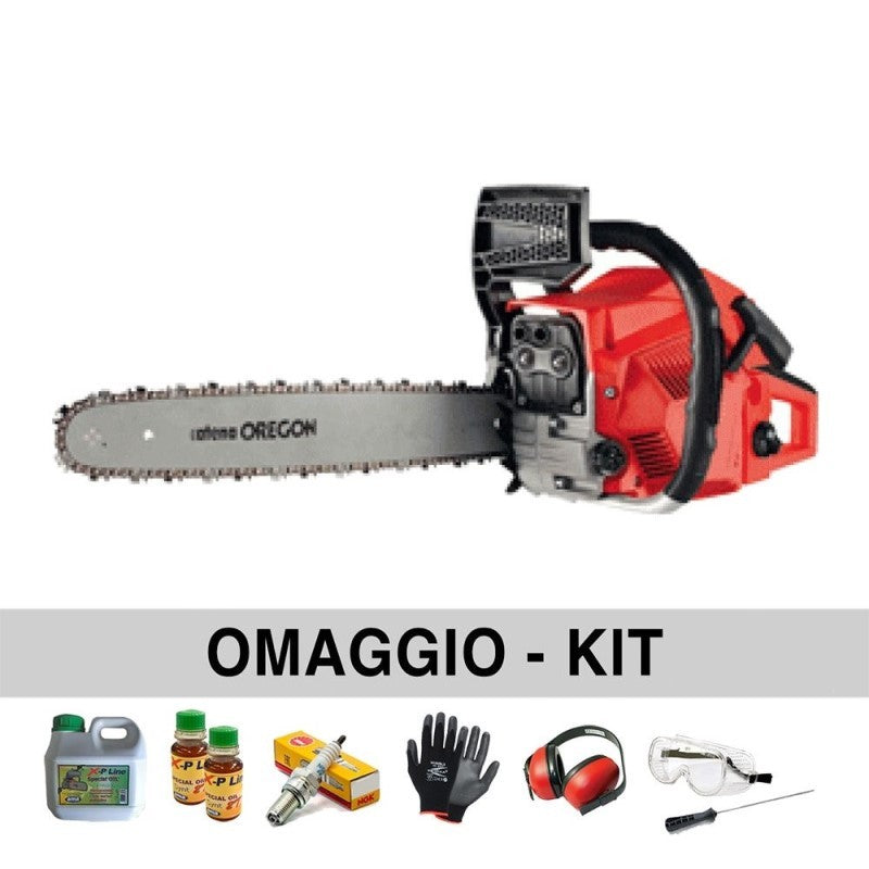 Tronçonneuse catalysée 49,3cc deux temps 1,8kW Valex APACHE 50