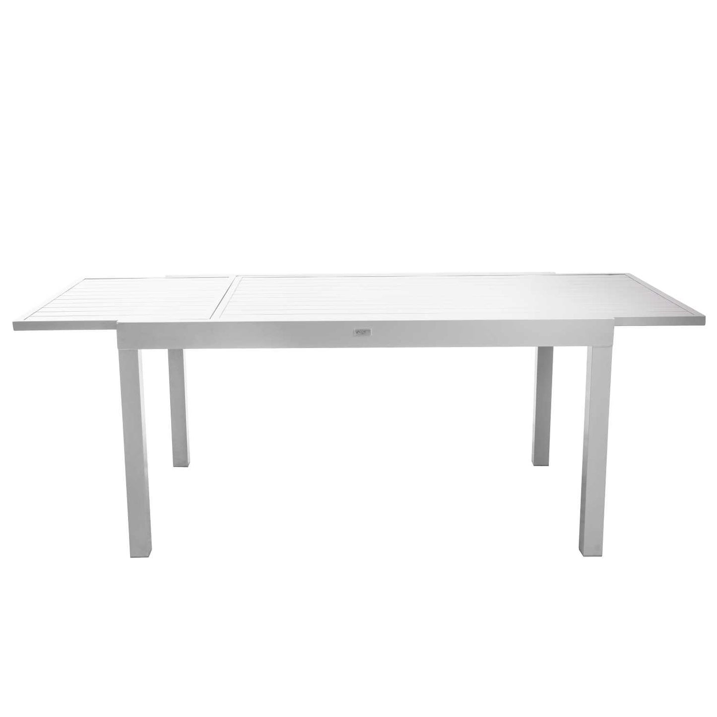 Table extensible Sullivan en aluminium blanc