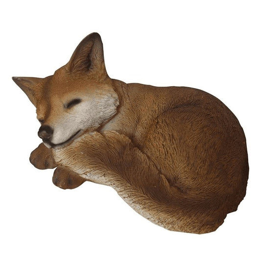 Statue de jardin en forme de renard 25,5x16,5x12,5 cm