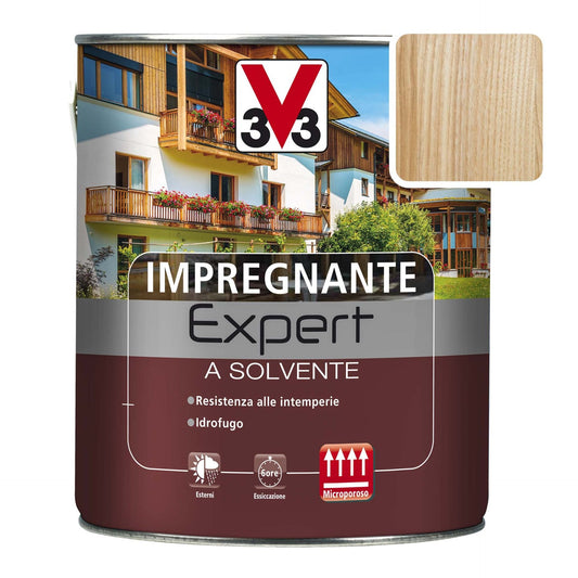 Imprégnateur Solvant Incolore 2.5 pour Protection Extérieure du Bois