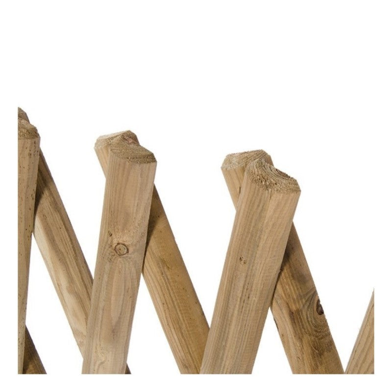 Fence extensible en bois naturel 80x250 cm