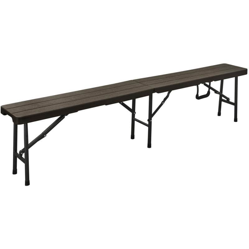 Banc Pliant Finition Bois Marron