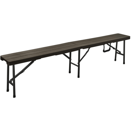 Banc Pliant Finition Bois Marron