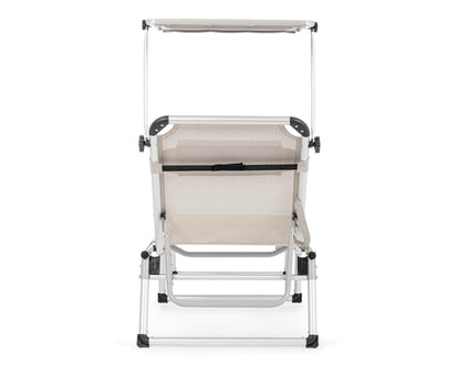 Lit Pliant avec Toit Gris Glace - 193x76x31 cm