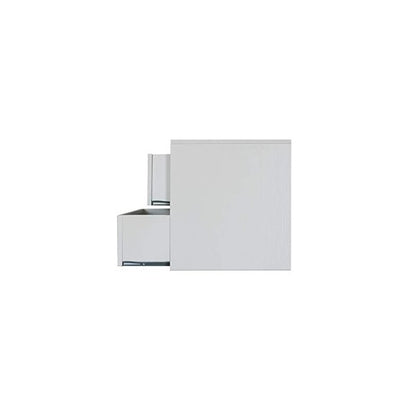 Commode en bois blanc pour intérieur H.50xL.86,5xP.45 cm
