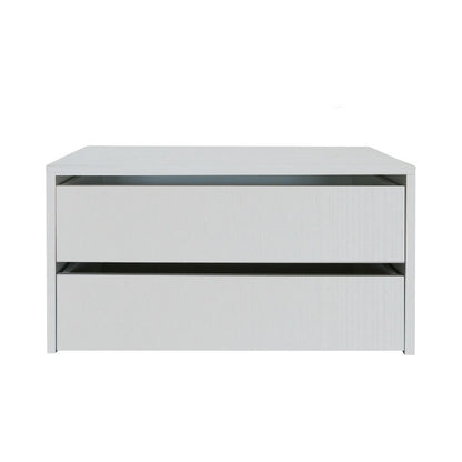 Commode en bois blanc pour intérieur H.50xL.86,5xP.45 cm